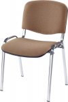 NowyStyl Office chair/customer chair ISO beige fabric chrome legs