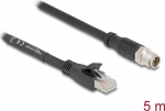 Delock Netzwerkkabel - 8 pin M12-X (M) zu RJ-45 (M)