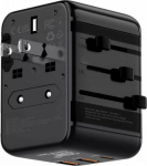 Verk Adapter Plug Socket Travel Adapter USA UK EU 2x USB 1x USB-C 20W