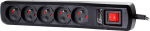 Surge protector Getfort 5A 3m Czarna