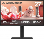 LCD Monitor|LG|27BA75QB-B|27"|Panel IPS|2560x1440|16:9|100Hz|Matte|Speakers|Swivel|Pivot|Height adjustable|Tilt|Colour Black|27BA75QB-B