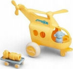 VIKING TOYS RE-LINE JUMBO AMBULANCE HELICOPTER Z 2 Figurines W OPAKOWANIU (28 CM)