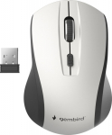 Gembird | Optical Mouse | MUSW-4B-02-BS | Wireless | USB | Black/silver
