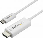 StarTech.com Kabel USB StarTech USB-C - HDMI 1 m White (CDP2HD1MWNL)