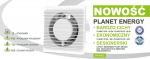 airRoxy Wall fan 100mm 8W Planet Energy