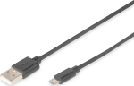 DIGITUS USB 2.0 Connection cable type A - micro B St/St 1.8m, sw