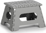 Zeller Folding stool, plastic, szary, 35 x 28 x 22 cm