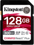 KIN Kingston Canvas React Plus SDXC UHS-II Memory Card 128GB 300MB/s