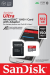 SanDisk Ultra - Flash memory card, (microSDXC-an-SD-Adapter