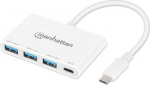 Manhattan Hub - 3 USB-A und 1 USB-C Ports