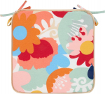 Cushion for chair NORDIC FLOWER 39x39x2.5cm
