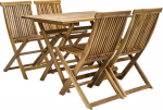 Garden furniture set FINLAY table and 4 chairs