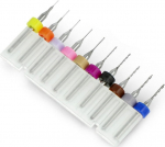 Verto Miniature drill set do CNC 10szt. - od 0.2 do 1.2mm}