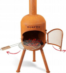 Rojaplast BONFEU GARDEN FIREPLACE BONSOLO RUST