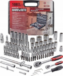 King Tony Tool Kit 108el. 1/4'' & 1/2'' (6-angular)(4-32mm)