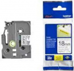 Tape BROTHER TZe-S141 18mm x 8m black on clear replacement