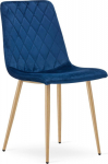 Leobert Krzesło TURIN - velvet garnet / wood color legs x 1