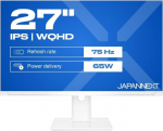 JAPANNEXT 68.6cm JN-IPS270WQHD75F-C65W-HSP-W HDMI/DP WQHD