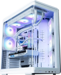 Zalman P60, ATX Mid Tower PC Case, 5 x 120mm ARGB Fans, White