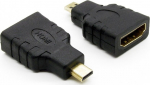 RoGer MHL Universal Adapter Micro HDMI -> HDMI Black