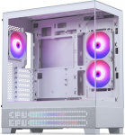 PHANTEKS XT View Matrix PC-Geh&auml;use, Midi Tower, E-ATX, Tempered Glass, Matrix LED - wei&szlig;