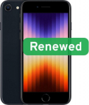 Post-lease smartphone Apple Grade B | Apple iPhone SE (2022) | 4.7'' Retina IPS | 5G | 128GB | Midnight | iOS | Apple Renew