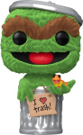Funko Pop! Television: 123 Sesame Street - Oscar the Grouch (Flocked) (Special Edition) #1793 Vinyl Figure