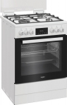 Whirlpool Cooker | W6G8LMSWW | Hob type Gas | Oven type Electric | White | Width 60 cm | Depth 60 cm | 72 L