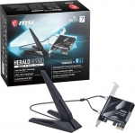 MSI Karta sieciowa Herald BE9400 WiFi 7 PCIe