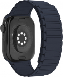 Mobilize Silicon Watch Band - Magnetic - for Apple 42/44/45/49mm - Blue
