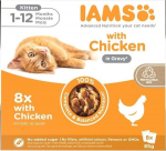 Eukanuba IAMS DELIGHTS Kitten in Gravy box &ndash; wet cat food &ndash; 8x85g