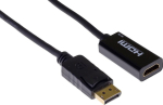 Mercodan PRO Displayport to HDMI, adapter, DP male to HDMI