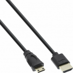 Cable InLine HDMI Mini - HDMI 1.8m czarny (17502C)