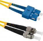 Qoltec Patchcord światłowodowy SC/UPC - ST/UPC SM 9/125 G652D 2m (54060)