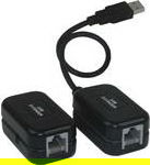 MicroConnect CAT 5/5e/6 / USB 1.1 Converter, Transmit USB signals via