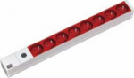 Bachmann Protection - Steckdosenleiste (Rack - mountable) - Eingabe, Eingang IEC 60320 C14 - output terminals: 8 (CEE 7/5)