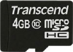 Transcend microSDHC 4GB Class 10