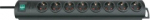 Brennenstuhl Primera-Line - 8 AC-Outputs - Schwarz - 2 m - 290 mm - 135 mm - 180 mm