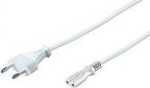 MicroConnect Power Cord Notebook 3m White, H03VVH2-F, 3X0.75MM2 2.5A