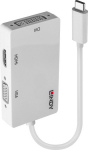 LINDY Converter USB 3.1 Typ C auf 3 Displays HDMI DVI VGA