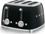 Smeg TSF03BLEU - four-bread toaster, black