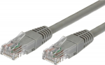 TB Copper patch cord cat.5e RJ45 UTP 2m. szary