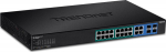 TRENDnet TPE 1620WSF - Switch - L2+ - Smart - 16 x 10/100/1000 (PoE+)