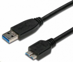 Cable USB PremiumCord USB-A - microUSB 3 m Czarny (ku3ma3bk)
