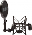 RODE R&Oslash;DE SM6 - Microphone shock mount - Rode - K2 - NTK - NT2000 - NT2-A - NT1000 - NT1 - NT1-A - Schwarz - 133 mm - 210 mm
