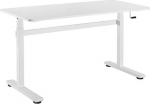 Adjustable Height Table Up Up Loki White