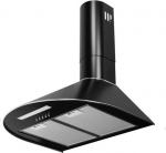 Wall-mounted canopy MAAN Mix 3 50 310 m3/h, Black