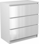 Topeshop CABINET CABINET BOOKLET 3 DRAWERS M3 BIEL POŁYSK