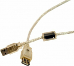 Cable USB InLine USB-A - USB-A 3 m Transparent (34603Q)