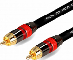 Cable Mozos RCA (Cinch) - RCA (Cinch) 3m czarny (MCABLE-RR)